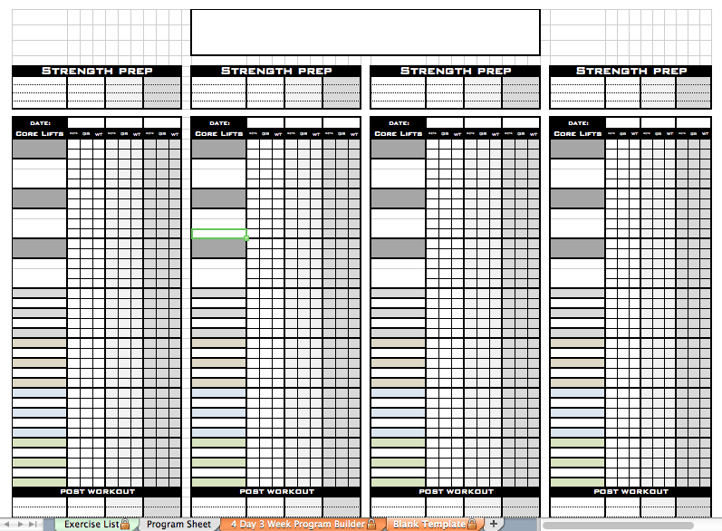 google-spreadsheet-workout-template